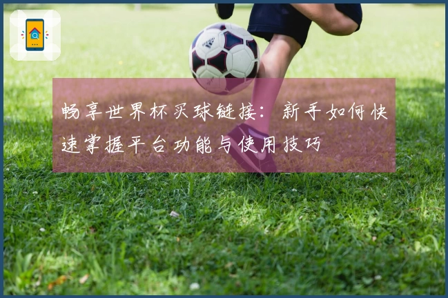 畅享世界杯买球链接：新手如何快速掌握平台功能与使用技巧
