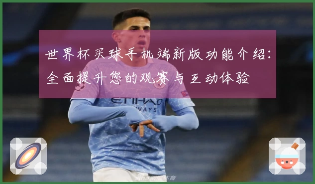 世界杯买球手机端新版功能介绍：全面提升您的观赛与互动体验